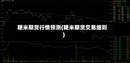 粳米期货行情预测(粳米期货交易细则)