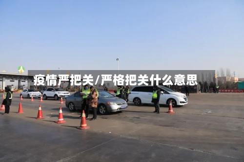 疫情严把关/严格把关什么意思-第2张图片