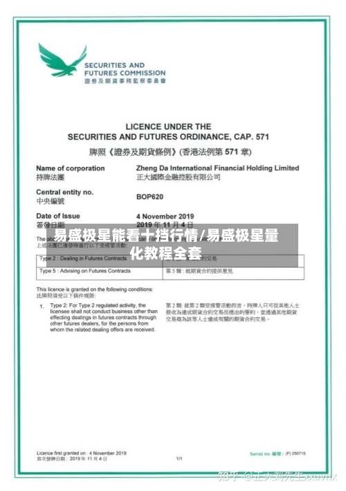易盛极星能看十挡行情/易盛极星量化教程全套