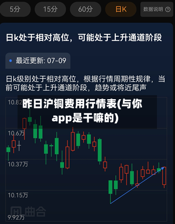 昨日沪铜费用行情表(与你app是干嘛的)