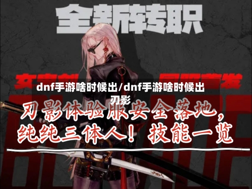 dnf手游啥时候出/dnf手游啥时候出刃影-第3张图片