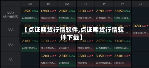 【点证期货行情软件,点证期货行情软件下载】