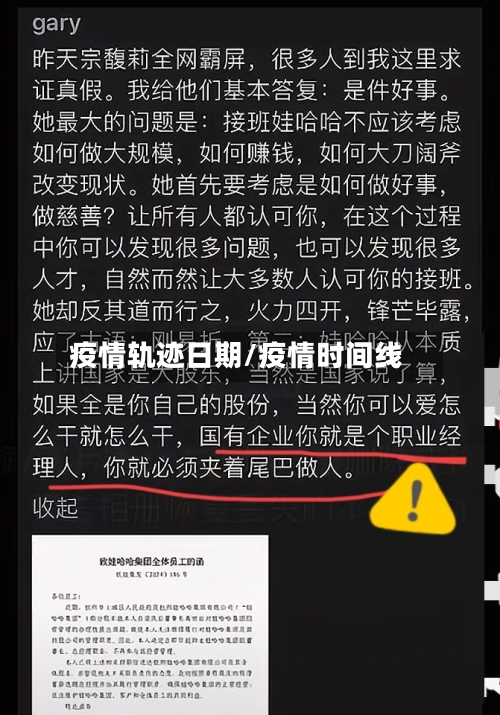 疫情轨迹日期/疫情时间线
