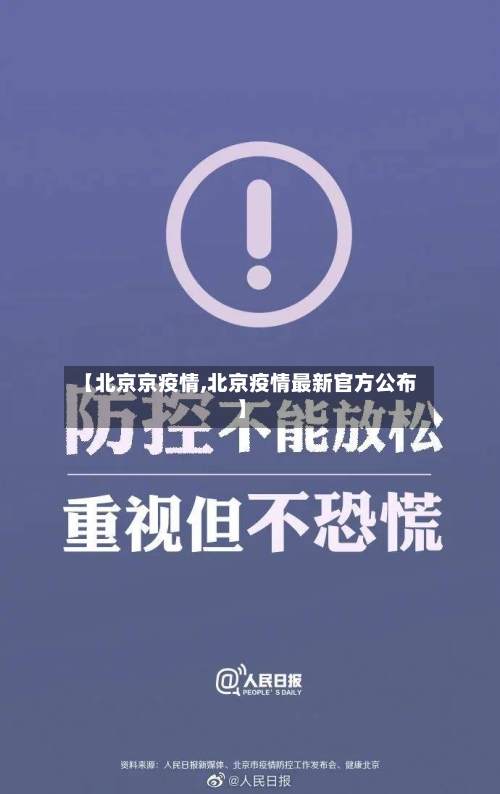 【北京京疫情,北京疫情最新官方公布】