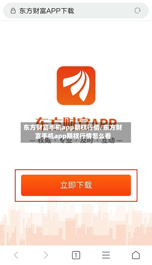 东方财富手机app期权行情/东方财富手机app期权行情怎么看-第2张图片
