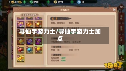 寻仙手游力士/寻仙手游力士加点