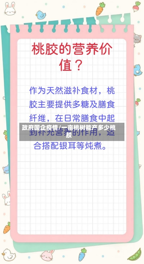 政府国企疫情/一亩桃树能产多少桃胶-第3张图片