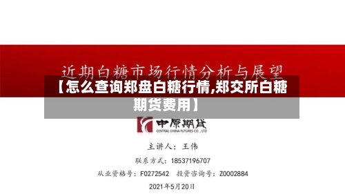 【怎么查询郑盘白糖行情,郑交所白糖期货费用】-第2张图片