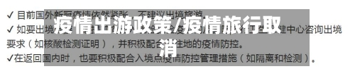 疫情出游政策/疫情旅行取消