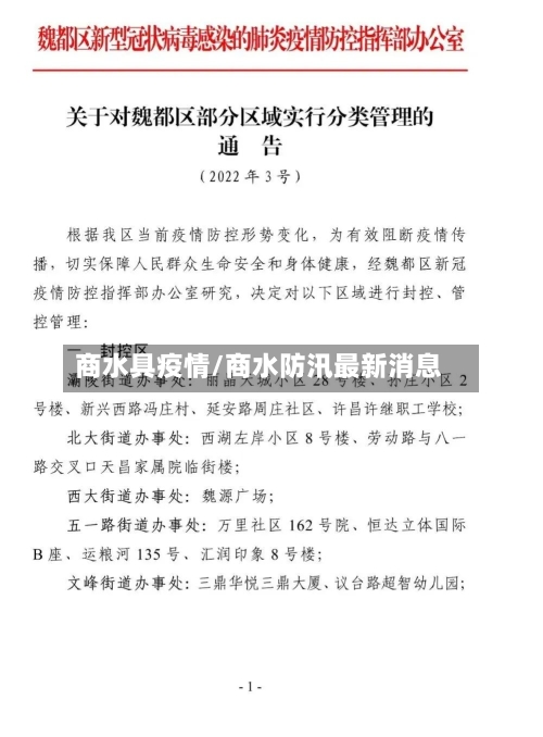 商水具疫情/商水防汛最新消息-第2张图片