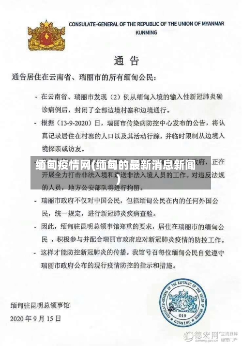 缅甸疫情网(缅甸的最新消息新闻)-第3张图片