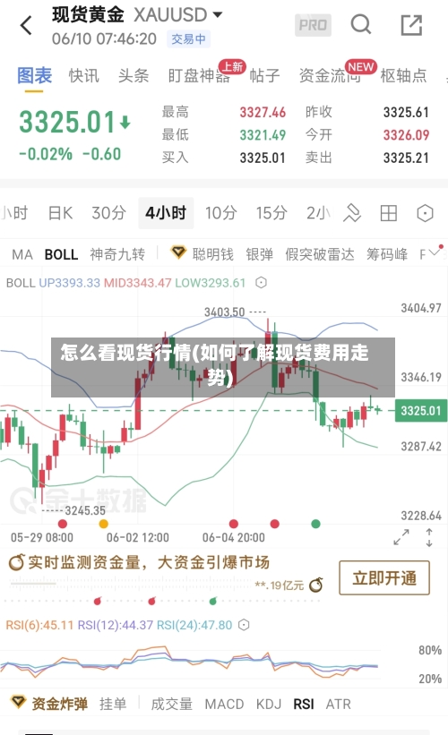 怎么看现货行情(如何了解现货费用走势)