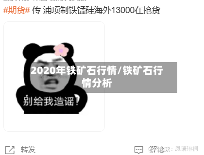 2020年铁矿石行情/铁矿石行情分析