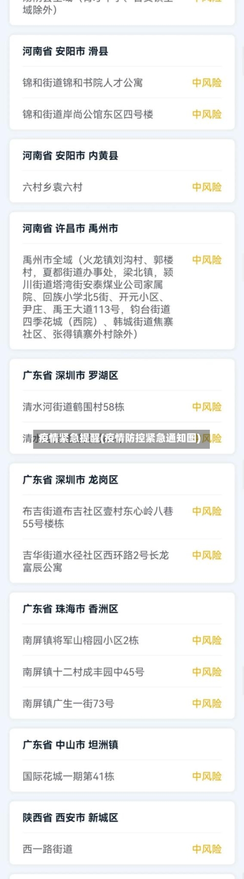 疫情紧急提醒(疫情防控紧急通知图)-第2张图片