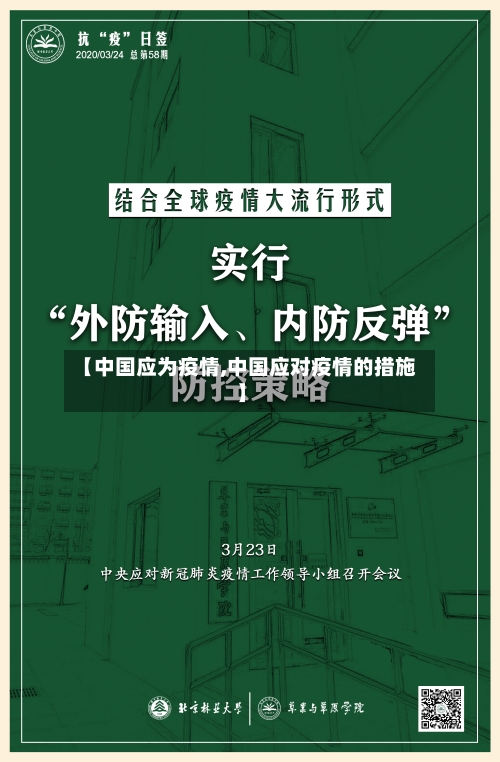 【中国应为疫情,中国应对疫情的措施】