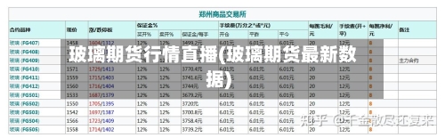 玻璃期货行情直播(玻璃期货最新数据)-第2张图片