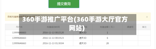 360手游推广平台(360手游大厅官方网站)-第2张图片
