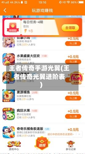 王者传奇手游光翼(王者传奇光翼进阶表)-第2张图片