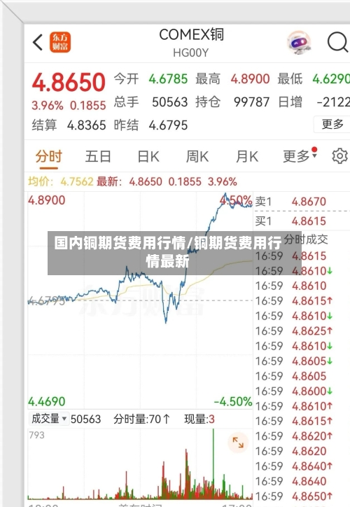 国内铜期货费用行情/铜期货费用行情最新-第3张图片