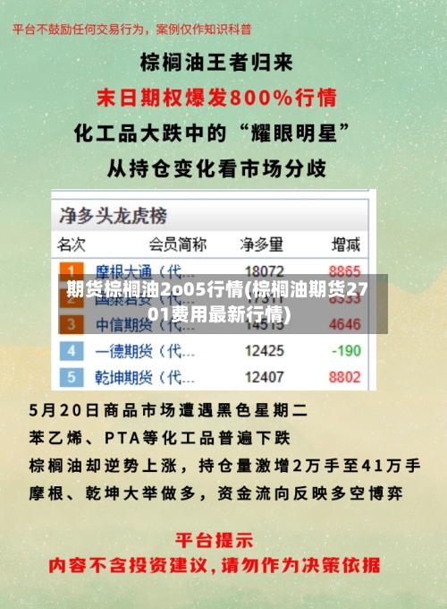 期货棕榈油2o05行情(棕榈油期货2701费用最新行情)