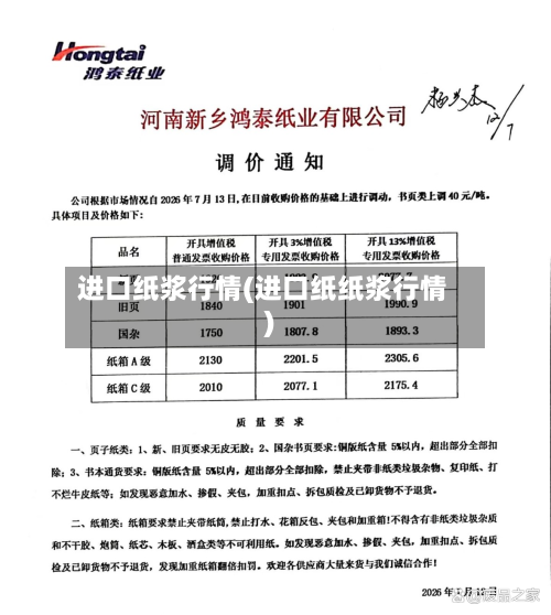 进口纸浆行情(进口纸纸浆行情)-第2张图片