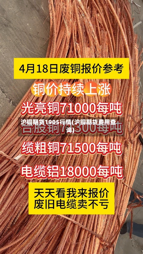 沪铜期货1905行情(沪铜期货费用查询)