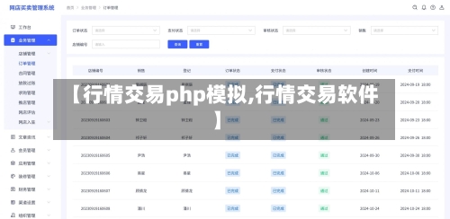 【行情交易php模拟,行情交易软件】-第3张图片