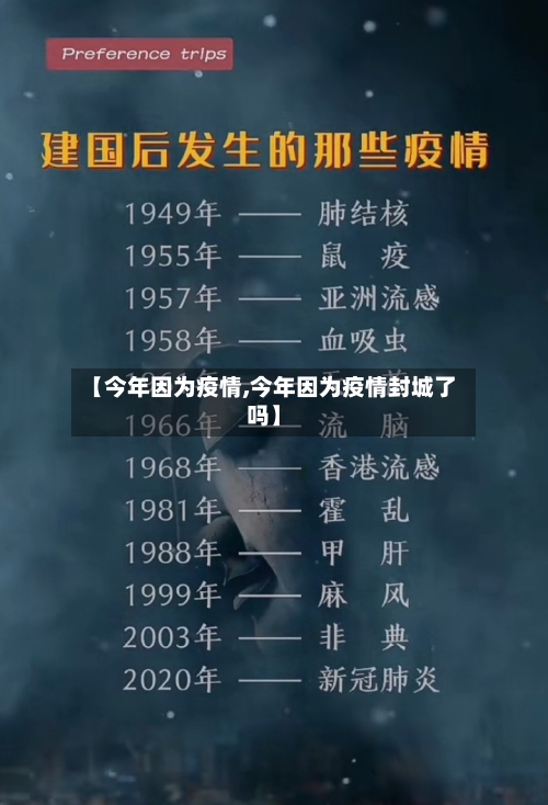 【今年因为疫情,今年因为疫情封城了吗】-第2张图片