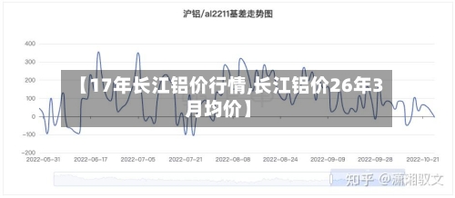 【17年长江铝价行情,长江铝价26年3月均价】