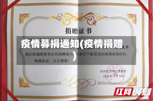 疫情募捐通知(疫情捐赠)-第3张图片