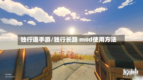 独行道手游/独行长路 mod使用方法