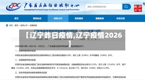 【辽宁昨日疫情,辽宁疫情2026】