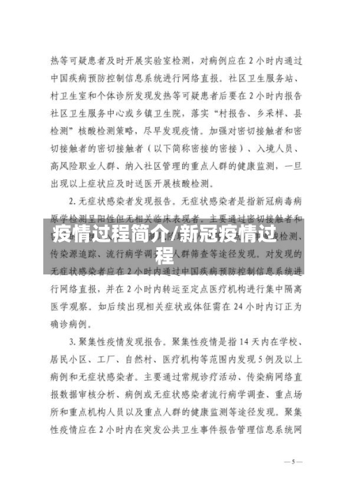 疫情过程简介/新冠疫情过程-第2张图片