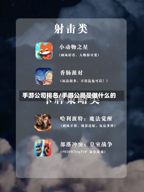 手游公司排名/手游公司是做什么的-第3张图片