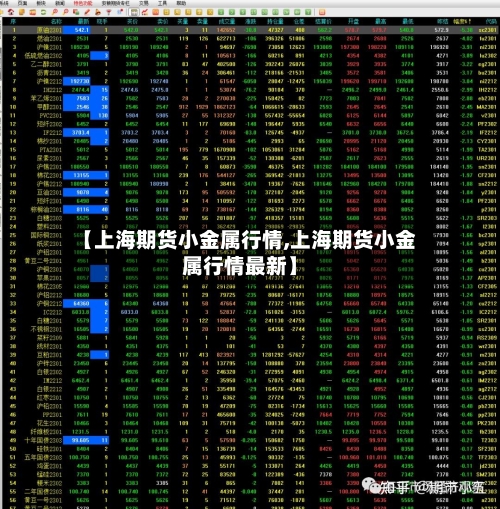 【上海期货小金属行情,上海期货小金属行情最新】