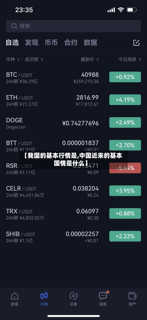 【我国的基本行情是,中国近来的基本国情是什么】