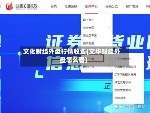 文化财经外盘行情收费(文华财经外盘怎么看)