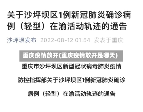 重庆疫情放开(重庆疫情放开是哪天)-第2张图片