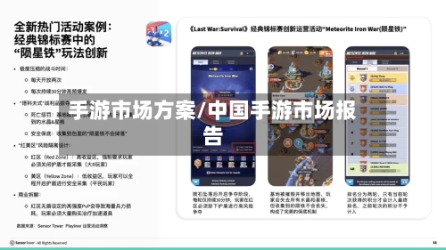 手游市场方案/中国手游市场报告