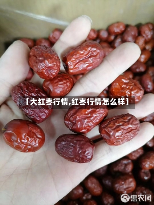 【大红枣行情,红枣行情怎么样】