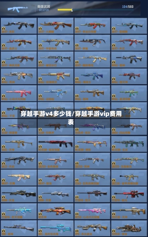 穿越手游v4多少钱/穿越手游vip费用表-第3张图片