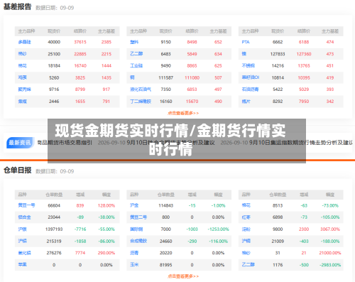 现货金期货实时行情/金期货行情实时行情-第2张图片