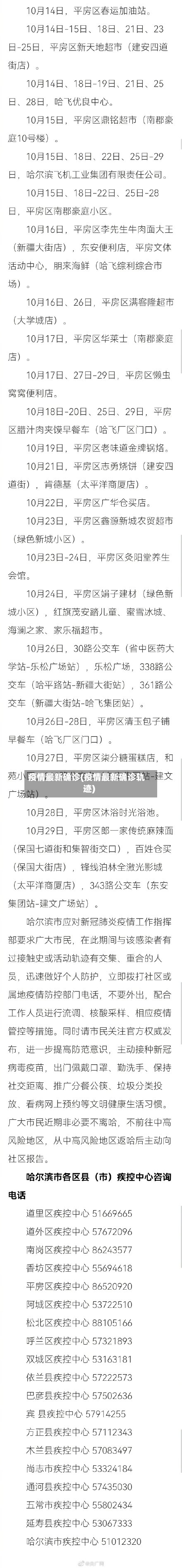 疫情最新确诊(疫情最新确诊轨迹)-第2张图片