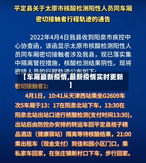 【车厢最新疫情,最新疫情实时更新】-第2张图片
