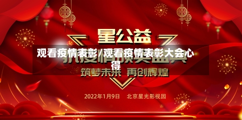 观看疫情表彰/观看疫情表彰大会心得-第3张图片