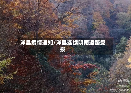 洋县疫情通知/洋县连续阴雨道路受损