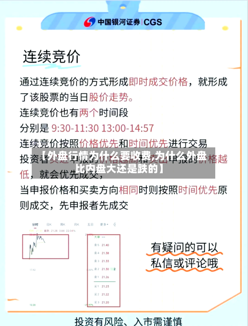 【外盘行情为什么要收费,为什么外盘比内盘大还是跌的】-第2张图片