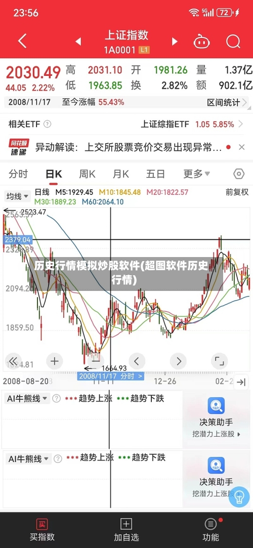 历史行情模拟炒股软件(超图软件历史行情)-第2张图片