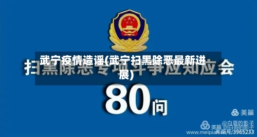 武宁疫情造谣(武宁扫黑除恶最新进展)-第2张图片