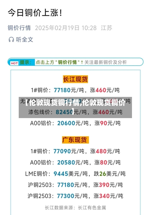【伦敦现货铜行情,伦敦现货铜价】-第2张图片